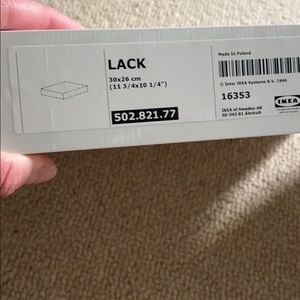 Two white ikea shelves FREE SHIRT w purchase